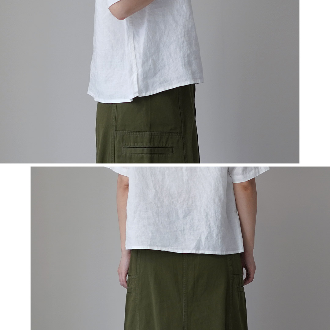 ORCIVAL（オーシバル） リネン セーラーブラウス / レディース Tシャツ