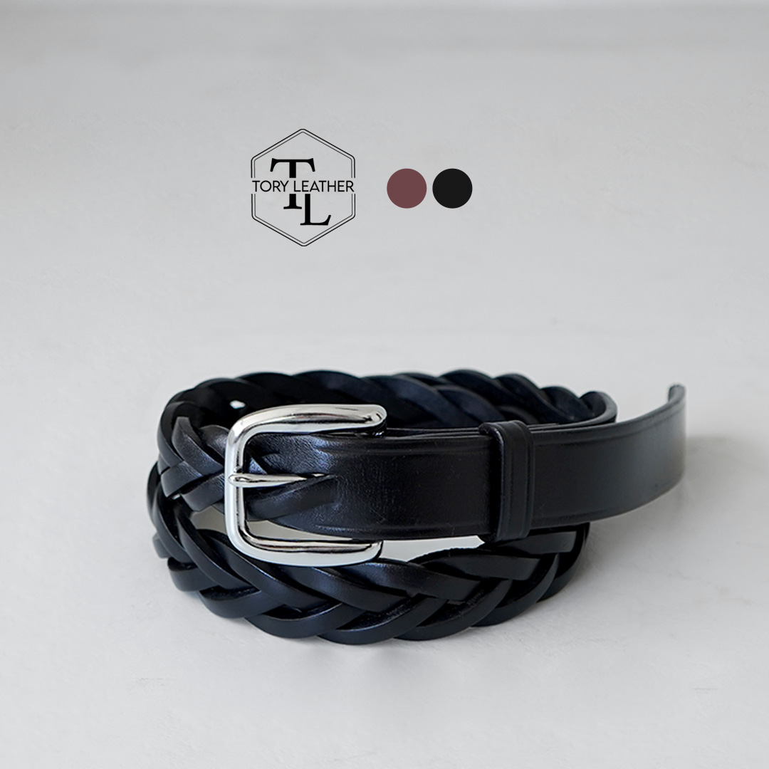 TORY LEATHER（トリーレザー） ロングチップ ブレイドベルト アメリカ