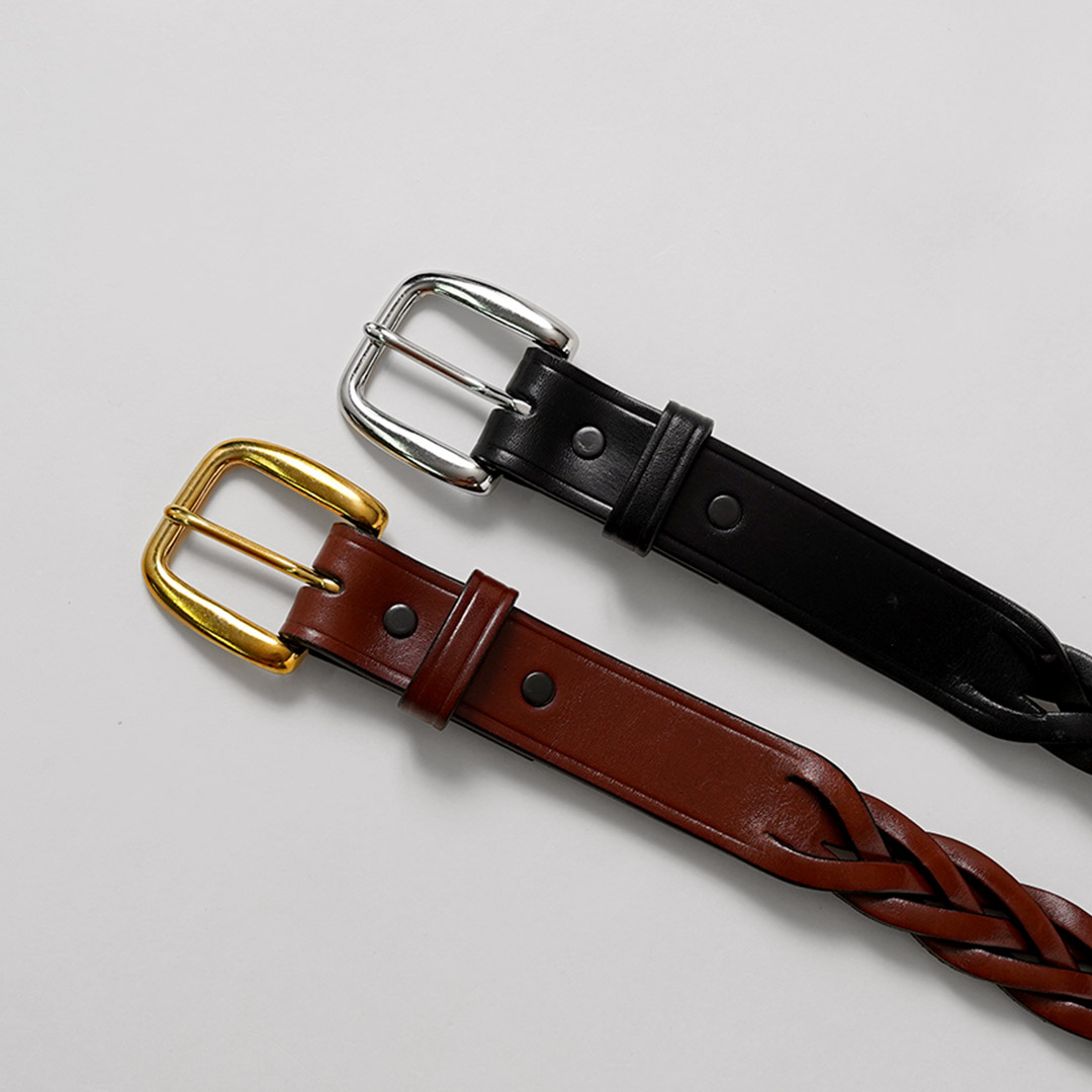 TORY LEATHER（トリーレザー） ロングチップ ブレイドベルト アメリカ