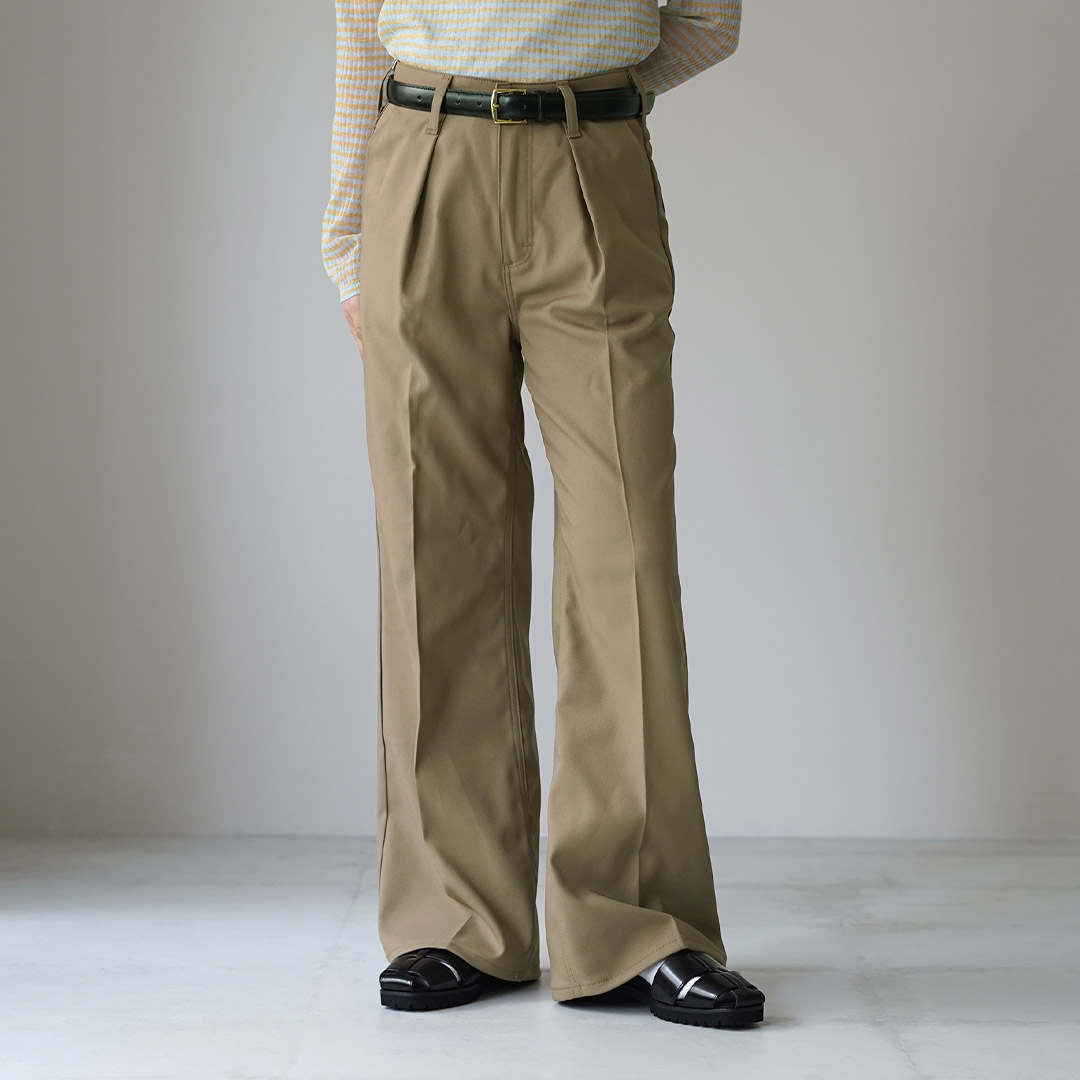 Wrangler（ラングラー） ランチャー ワイド ポリエステルツイル パンツ