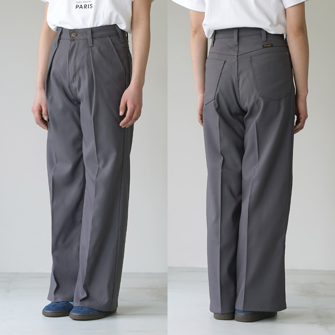 Wrangler（ラングラー） ランチャー ワイド ポリエステルツイル パンツ