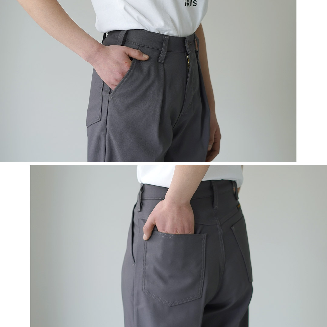 パンツ jn Wrangler（ラングラー） ランチャー ワイド ポリエステルツイル パンツ