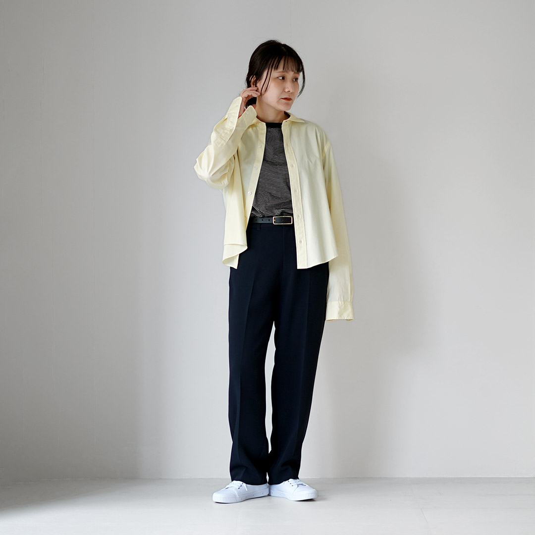 Shinzone（シンゾーン） ダブルクロス バレルパンツ 日本製 26SMSPA11