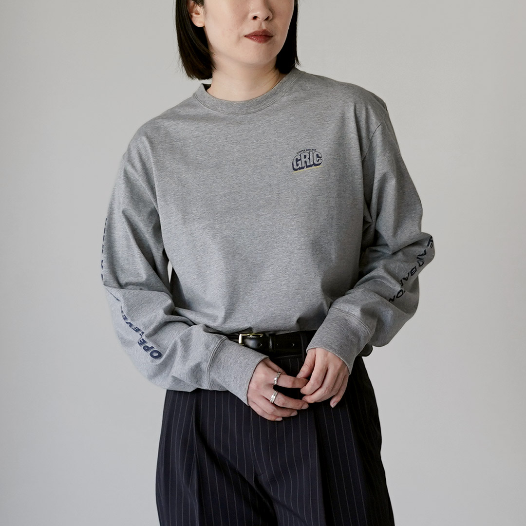 Shinzone（シンゾーン） グリック ロング スリーブ Tシャツ 日本製