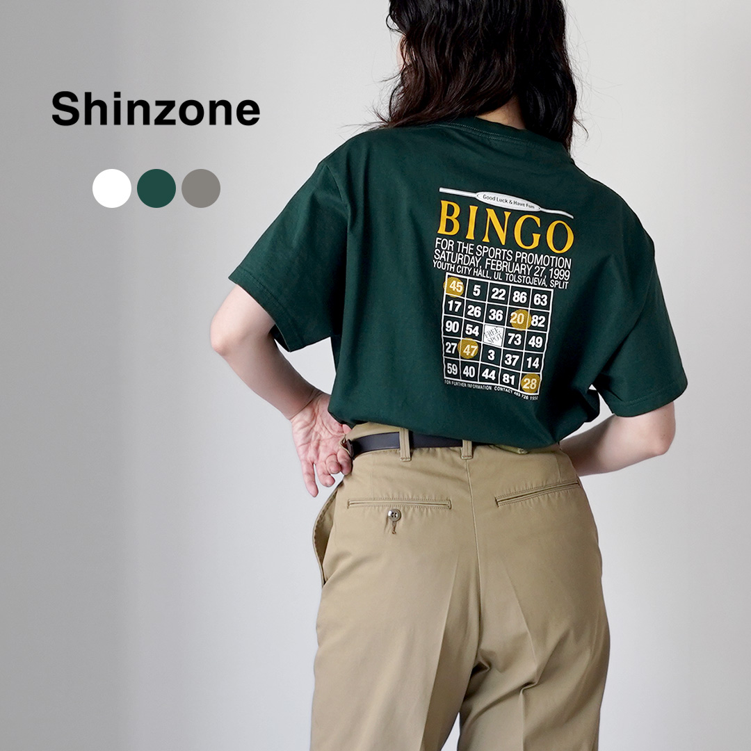 Shinzone（シンゾーン） BINGO Tシャツ 26SMSCU13 日本製 / レディース