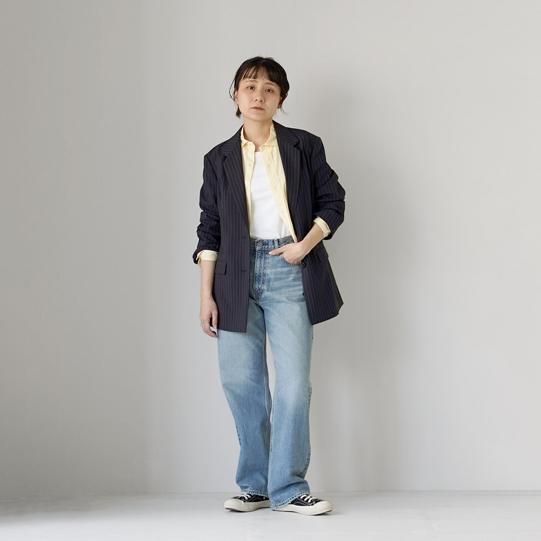Shinzone（シンゾーン） ストライプ クライスラー ジャケット