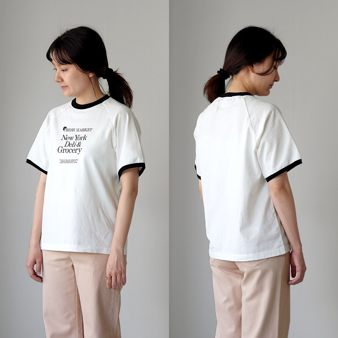 Shinzone（シンゾーン） フレッシュマーケット リンガー Tシャツ