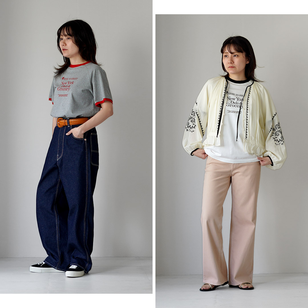 カットソー(半袖/袖なし) littlesuzie 21ss InequalityShirringTops Tops