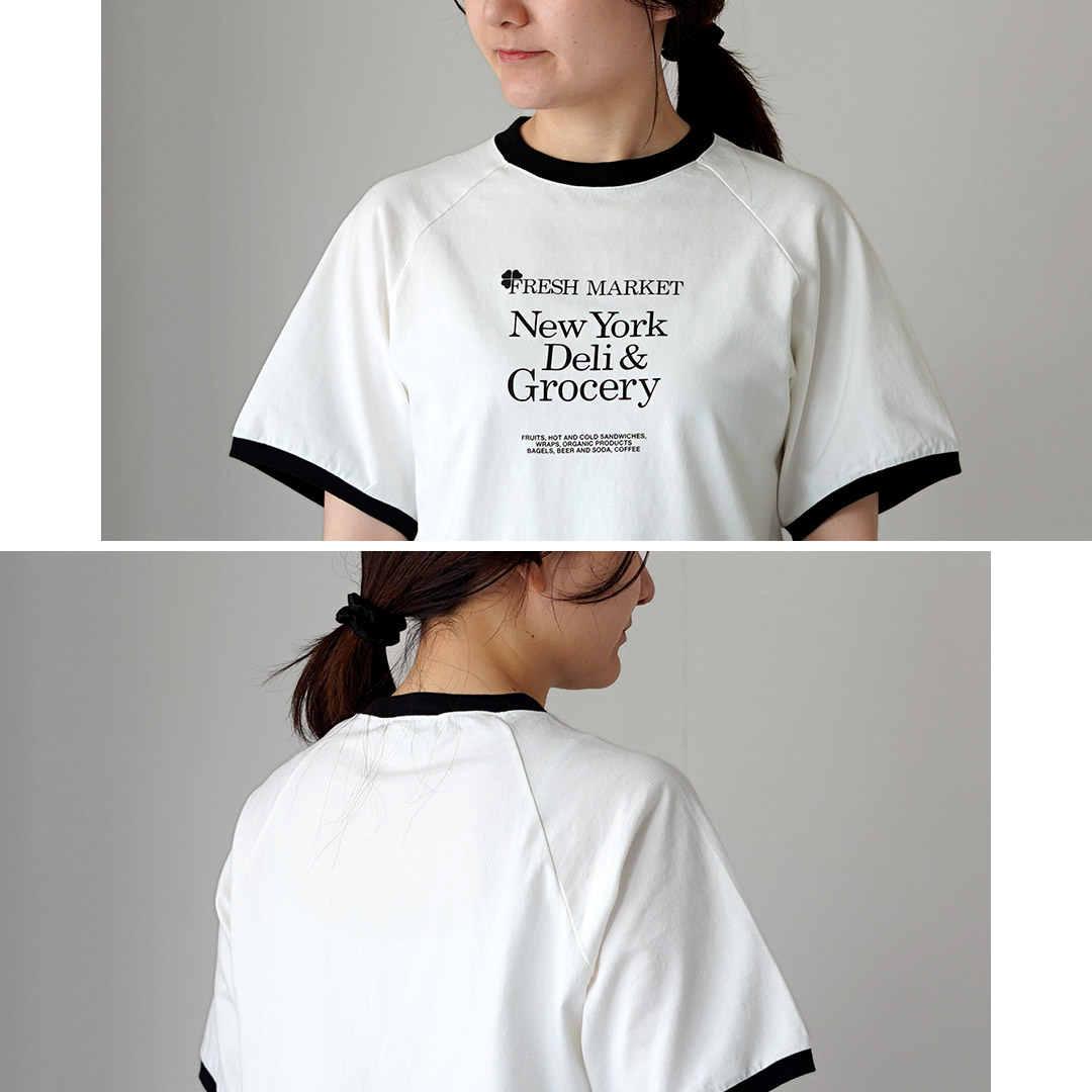 Shinzone（シンゾーン） フレッシュマーケット リンガー Tシャツ