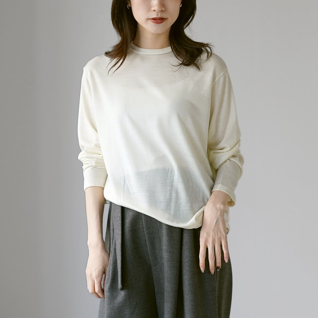 LIFiLL（リフィル） ウーリッシュ ロングスリーブ Tシャツ