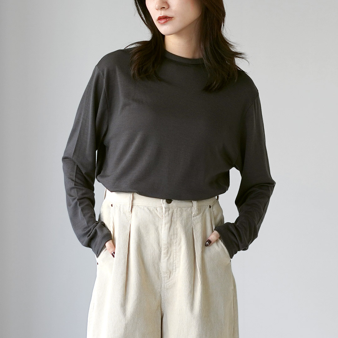 LIFiLL（リフィル） ウーリッシュ ロングスリーブ Tシャツ