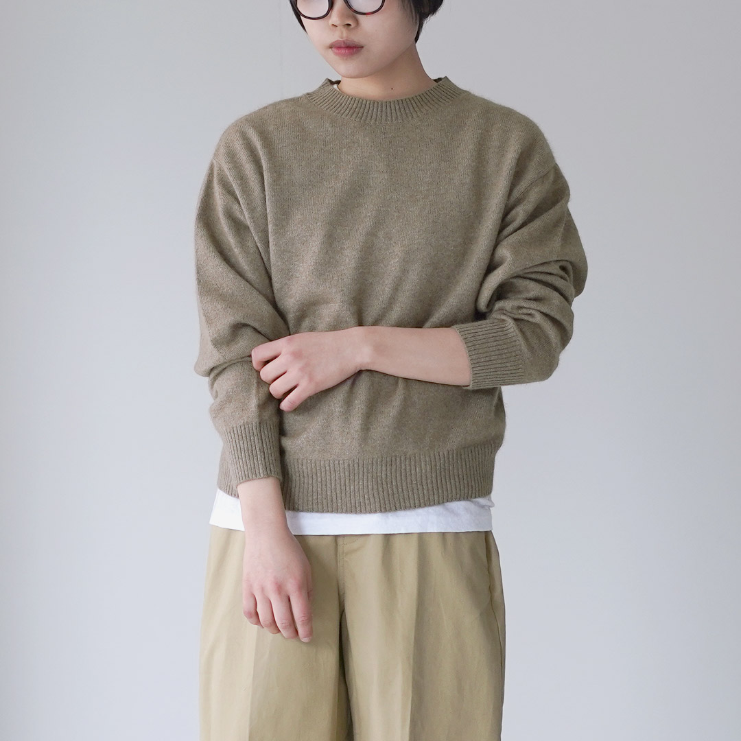 MidiUmi（ミディウミ） ラクーン ニット プルオーバー / レディース