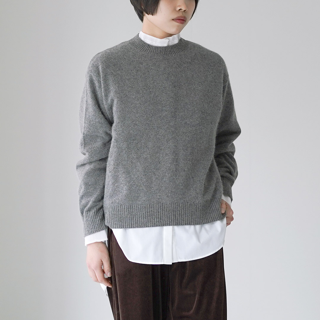 MidiUmi（ミディウミ） ラクーン ニット プルオーバー / レディース