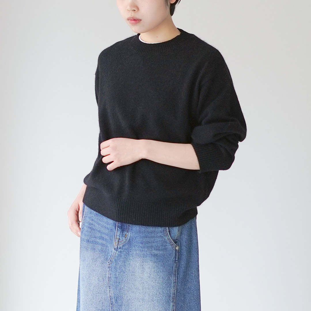 MidiUmi（ミディウミ） ラクーン ニット プルオーバー / レディース