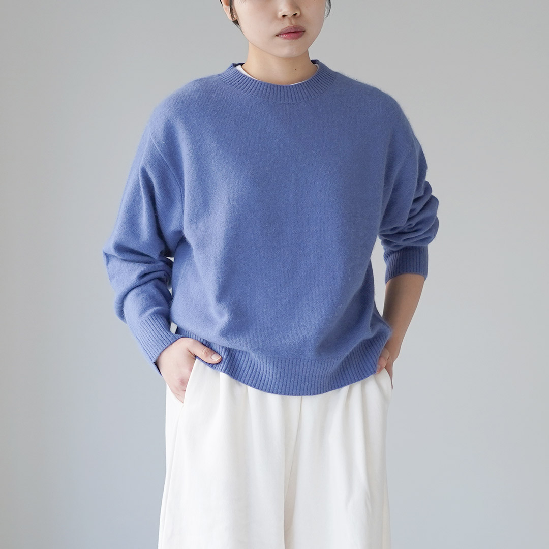 MidiUmi（ミディウミ） ラクーン ニット プルオーバー / レディース