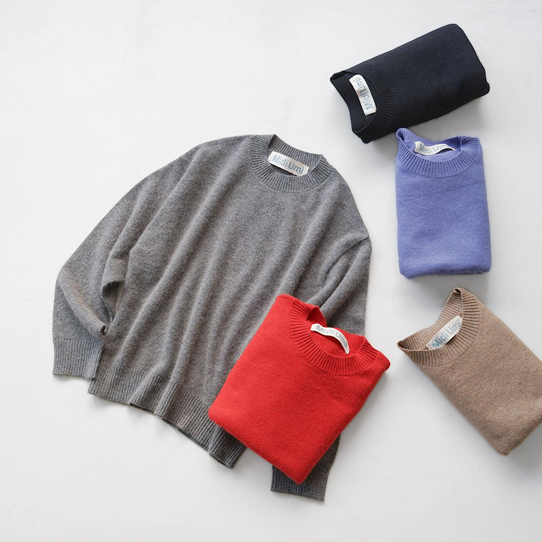 MidiUmi（ミディウミ） ラクーン ニット プルオーバー / レディース