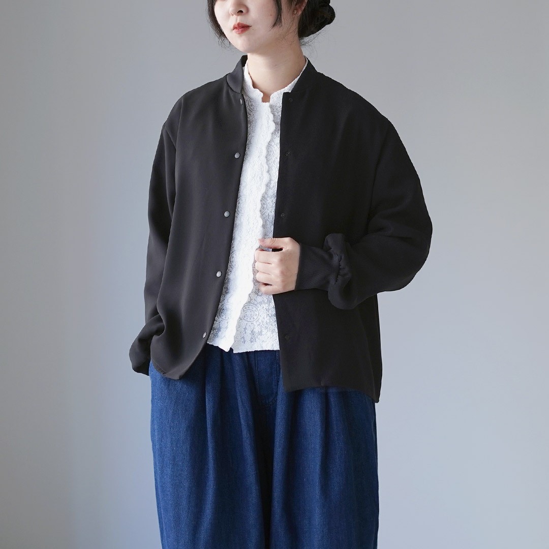 mizuiroind（ミズイロインド） ブルゾンライク シャツ / ジャケット