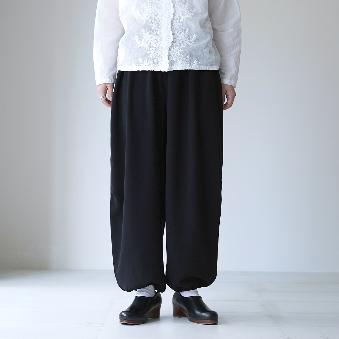 mizuiroind（ミズイロインド） ドローストリング ヘムパンツ