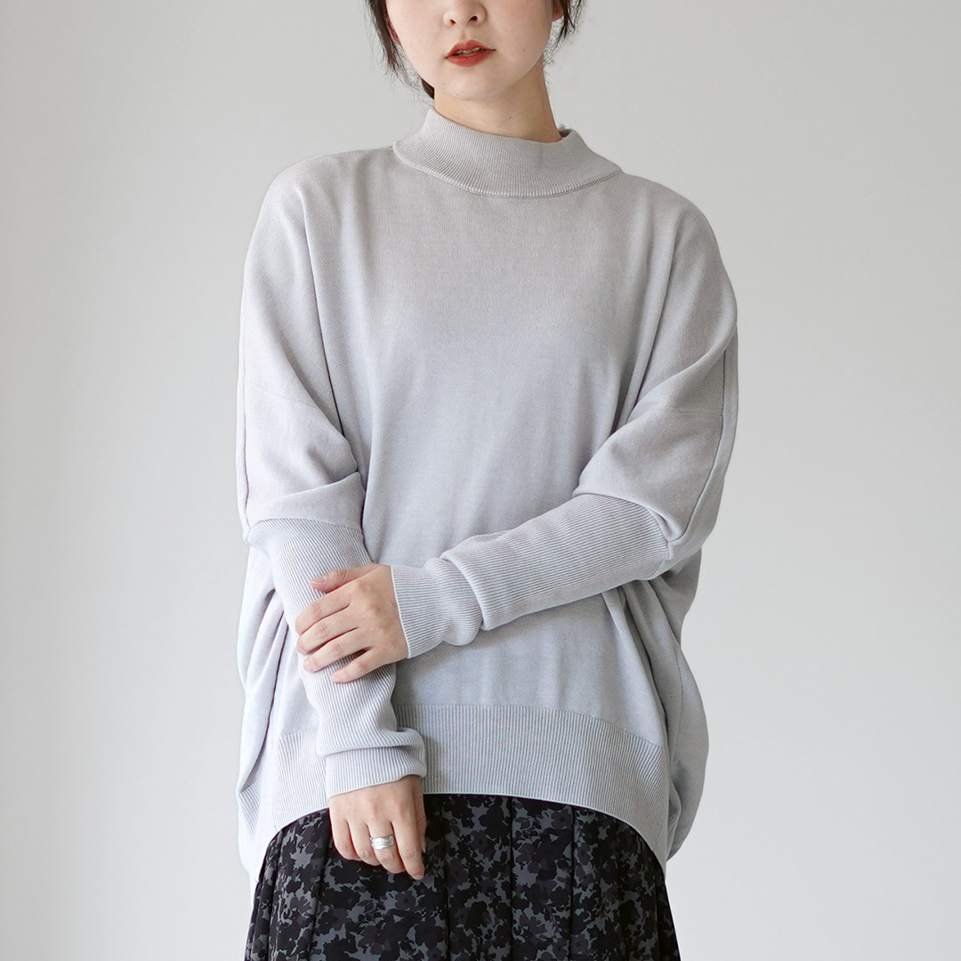 mizuiroind（ミズイロインド） コクーン リブスリーブ プルオーバー