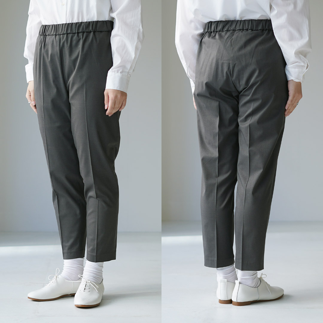 mizuiroind（ミズイロインド） T/R センタープレスパンツ / ボトムス