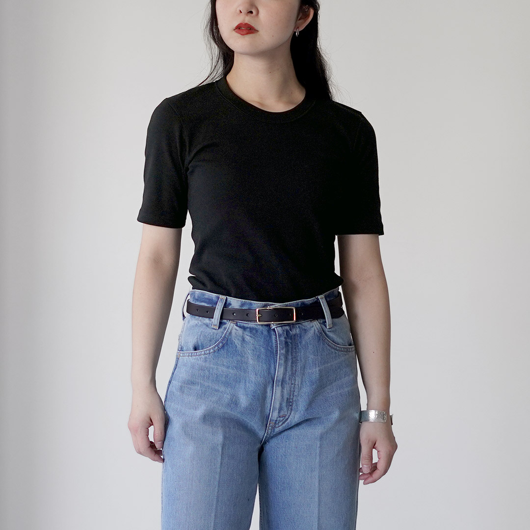 SIRENEMERMAID（シレーヌマーメイド） 別注 クルーネック ハーフスリーブ Tシャツ 日本製 / レディース 半袖 インナー | SIRENE MERMAID | 02