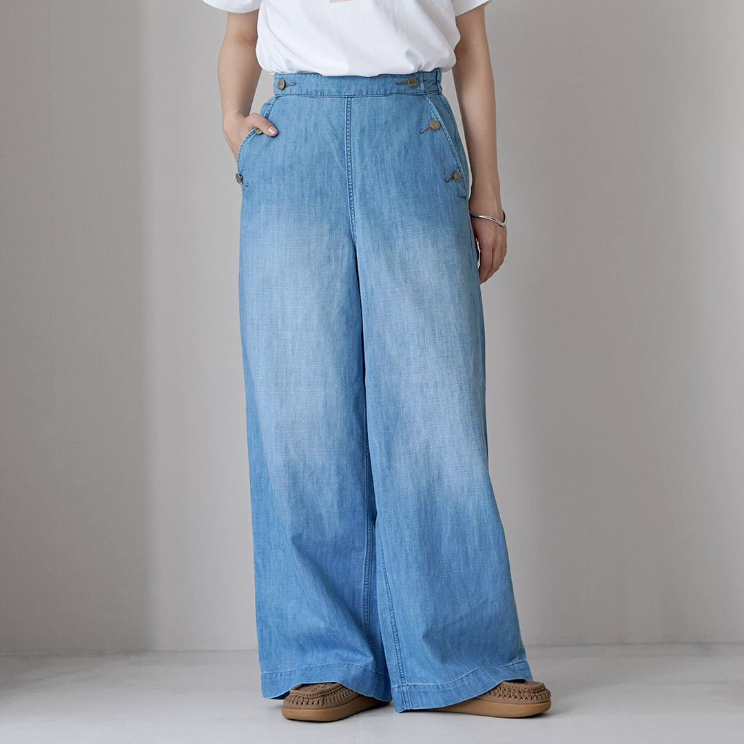Healthy denim（ヘルシーデニム） Breezy Rum マリンパンツ リネン混