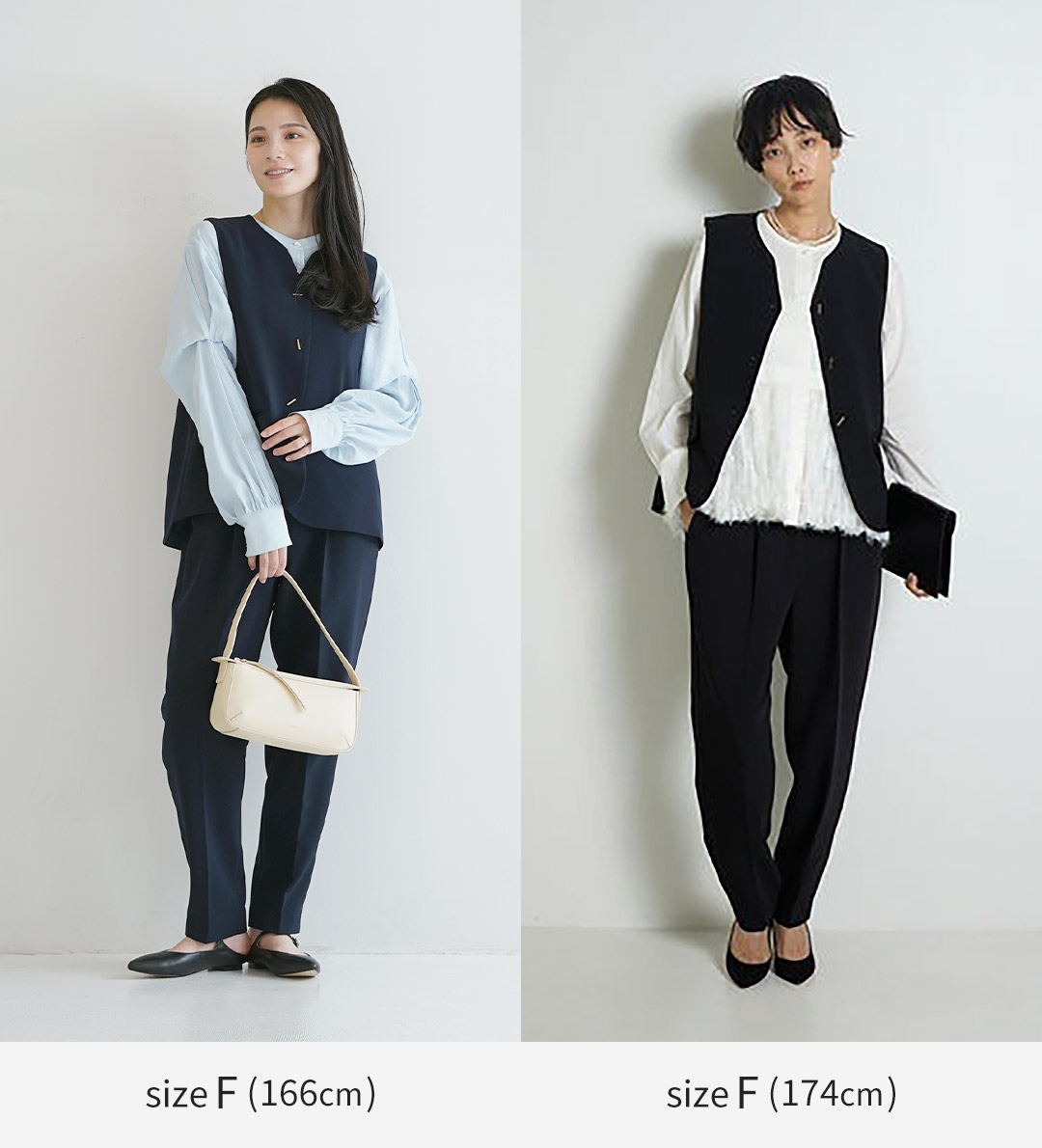 CHIGNON（シニヨン） フレア ベスト / レディース トップス ジレ ノー