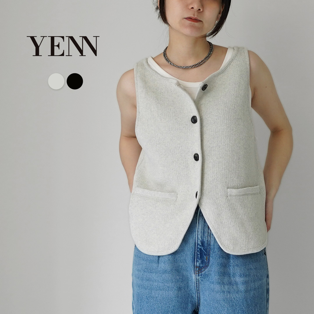 yenn ベスト YENN YENN（イェン） ボートネック ニットベスト / レディース