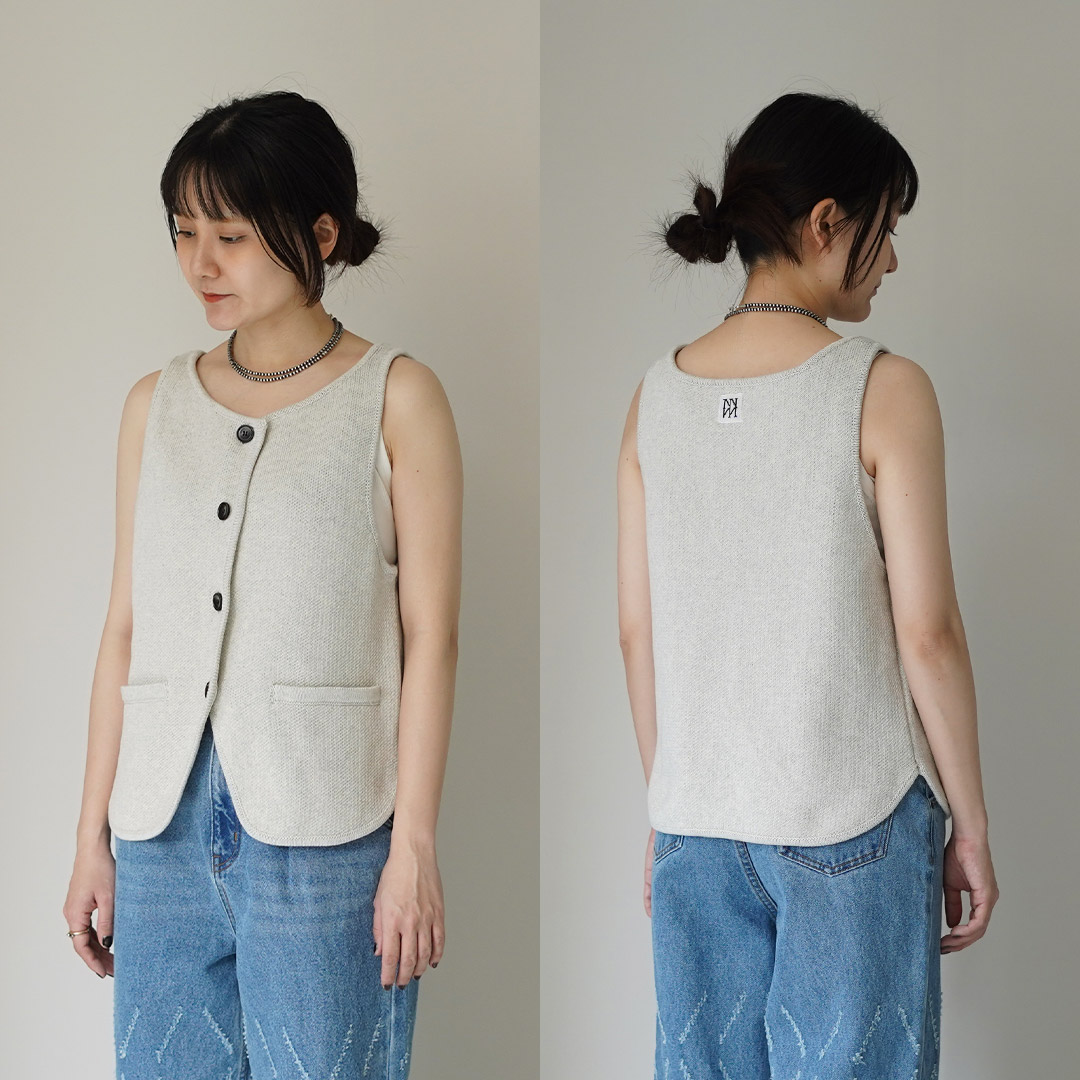 yenn ベスト YENN YENN（イェン） ボートネック ニットベスト / レディース