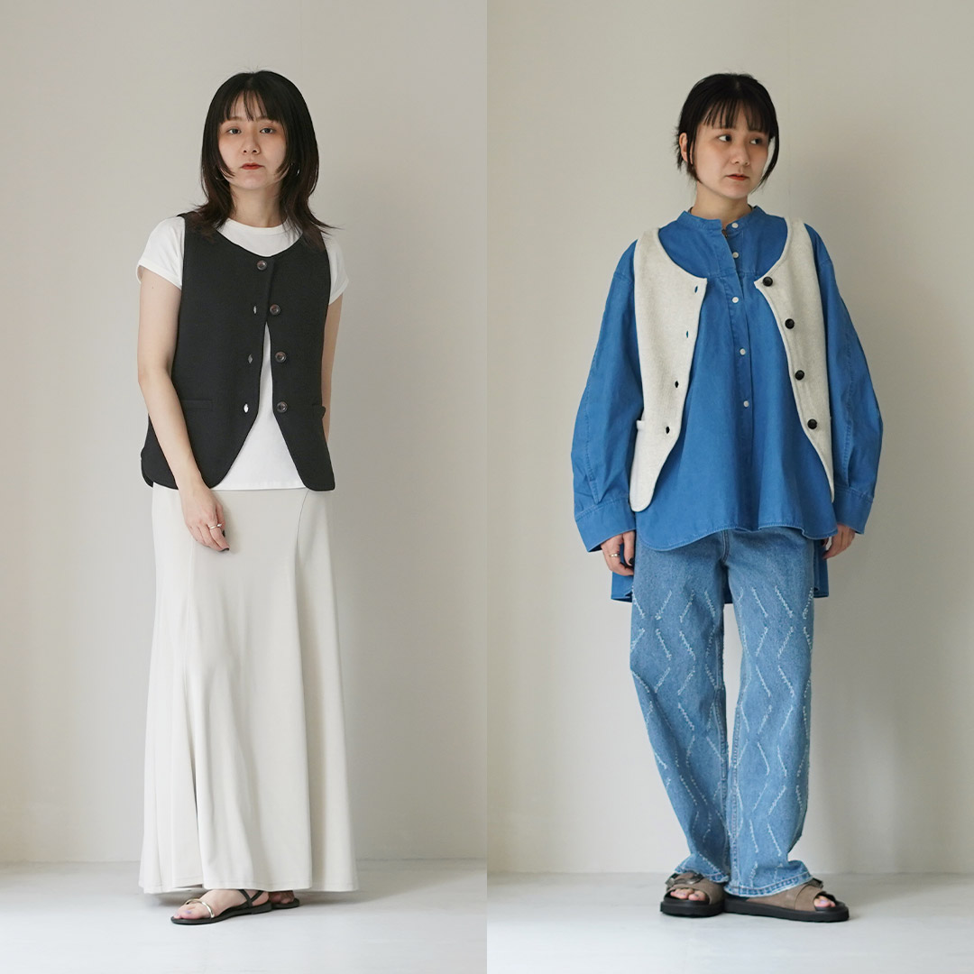yenn ベスト YENN YENN（イェン） ボートネック ニットベスト / レディース