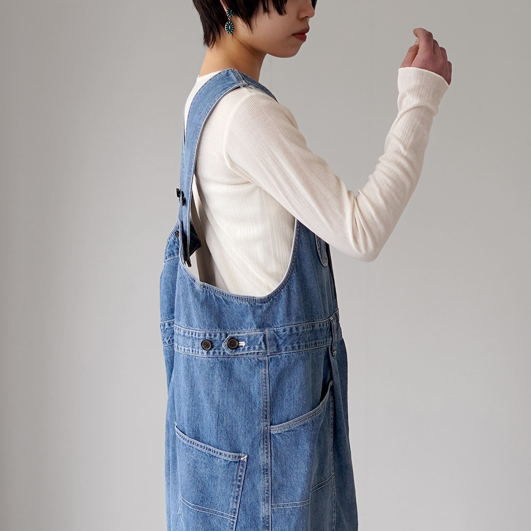 tumugu（ツムグ） 9ozデニム オールインワン / レディース サロペット