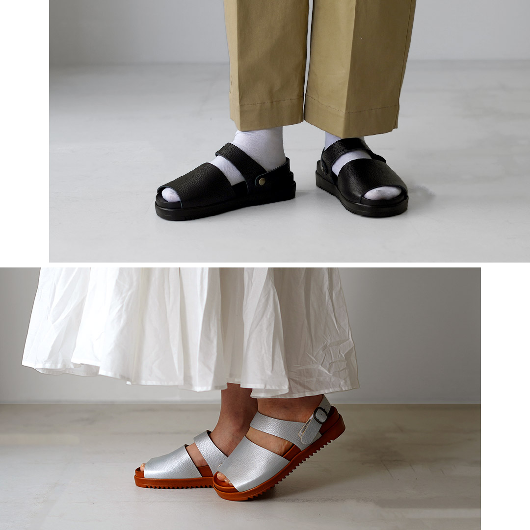 tumugu（ツムグ） tumugu×hcubuch welle ヴェレ レザーサンダル 日本製