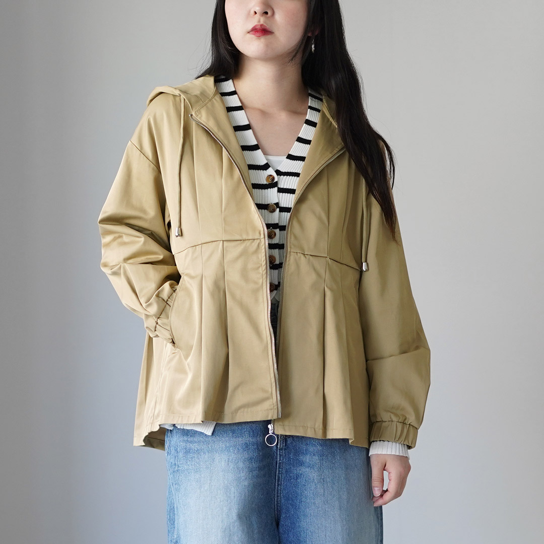 Kelen（ケレン） VESTY ウエストタックデザイン フードジャケット
