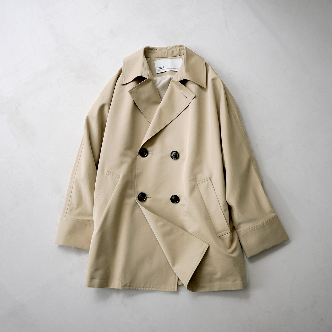 TICCA（ティッカ） Mini テント トレンチコート 日本製 / レディース