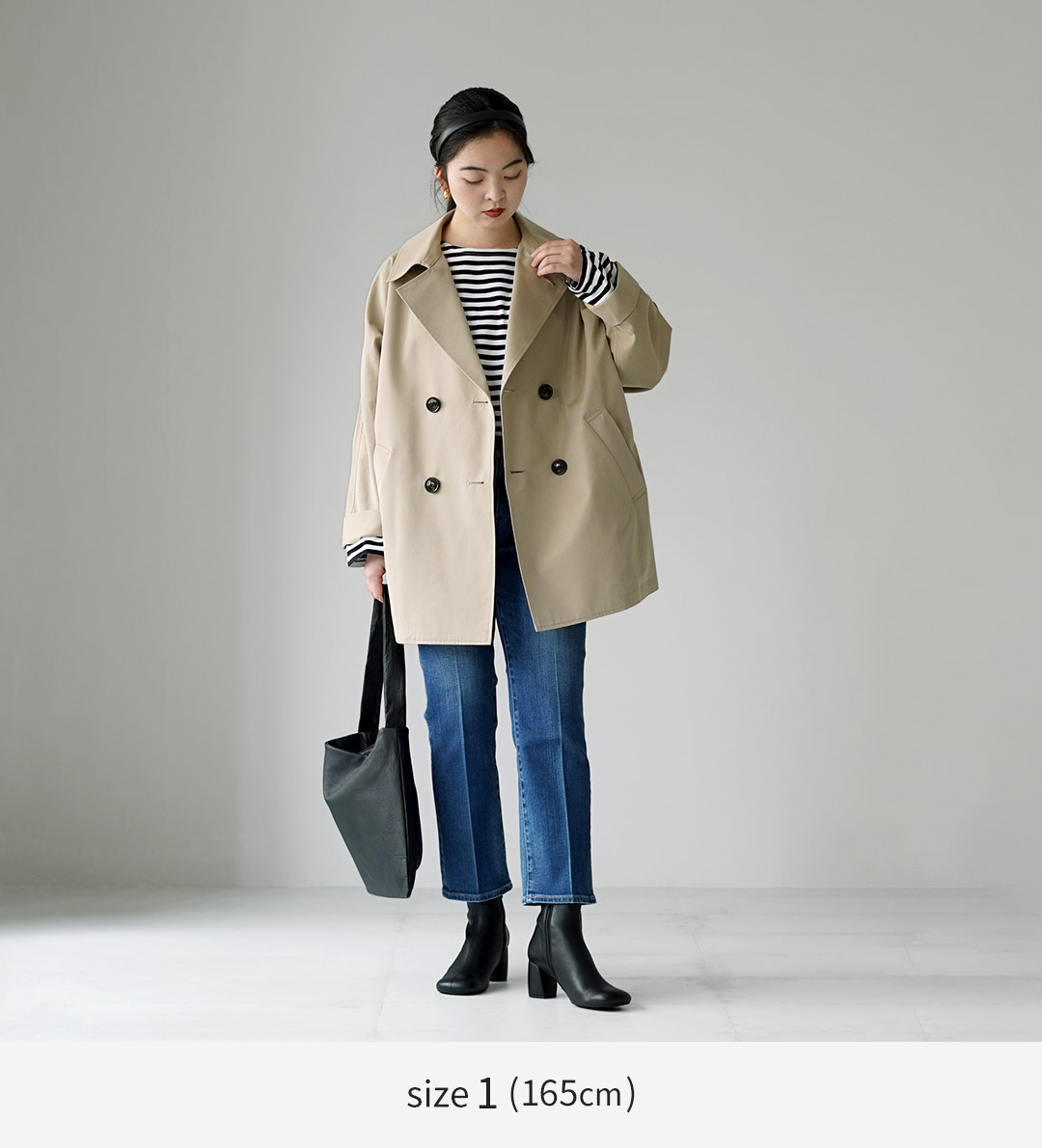 TICCA（ティッカ） Mini テント トレンチコート 日本製 / レディース