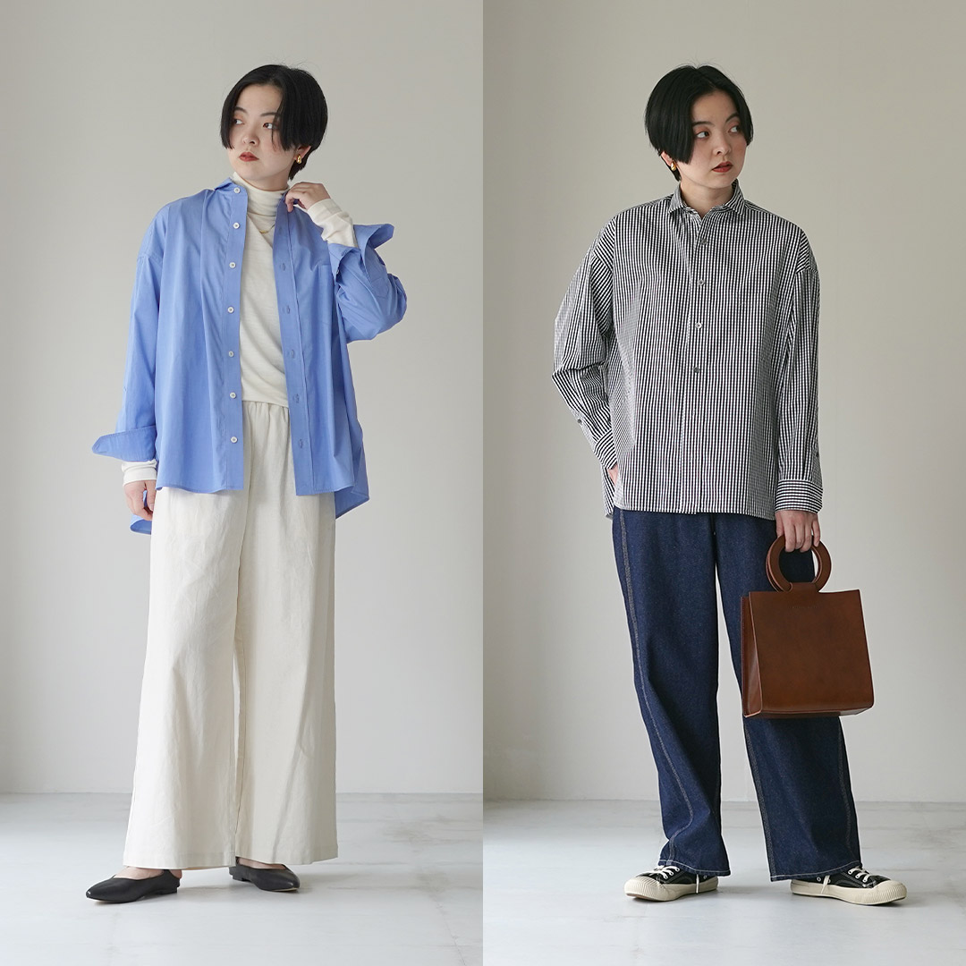 TICCA（ティッカ） スクエア ビッグシャツ 日本製 / レディース