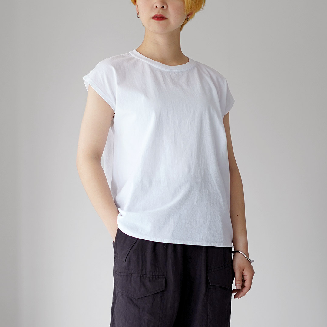 TICCA（ティッカ） エンブロイダリー フレンチTシャツ 日本製 