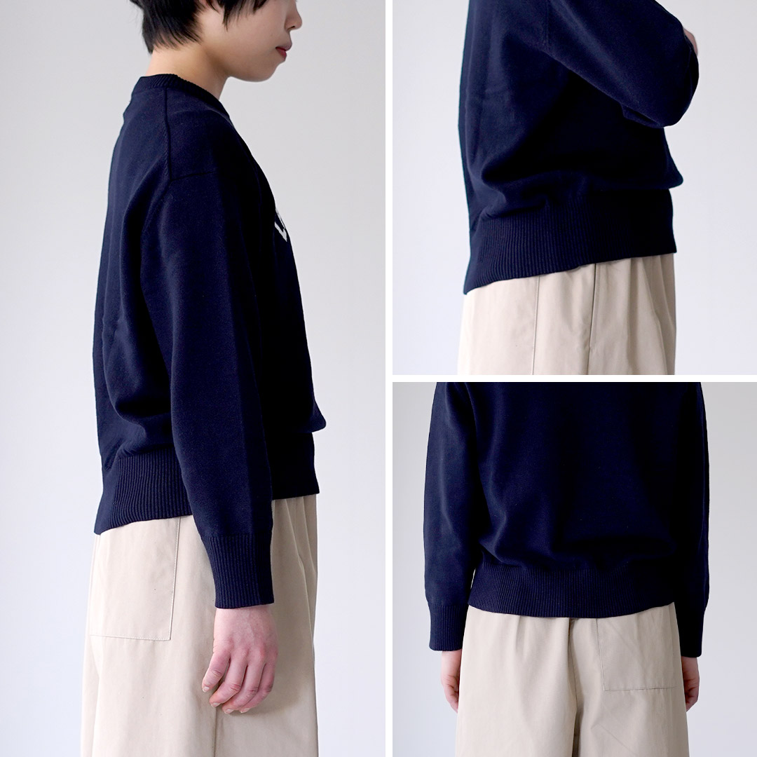 【オシャレ⭐mao made】紺　ニット　セーター　サイズFree mao made - 【オシャレ⭐mao made】紺 ニット セーター サイズFree の
