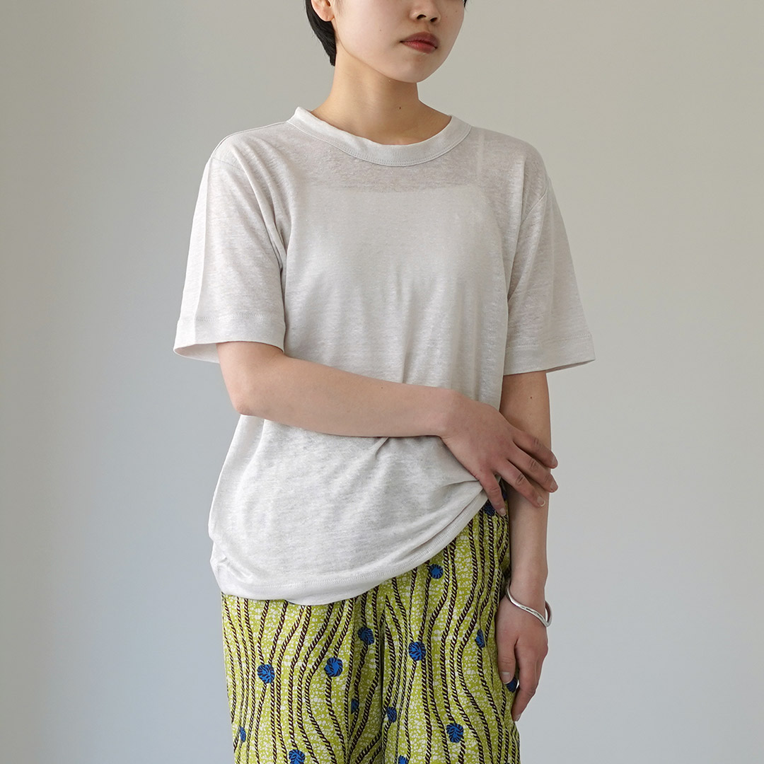 mao made（マオメイド） ベルギーリネン ハーフスリーブ スタンダードT