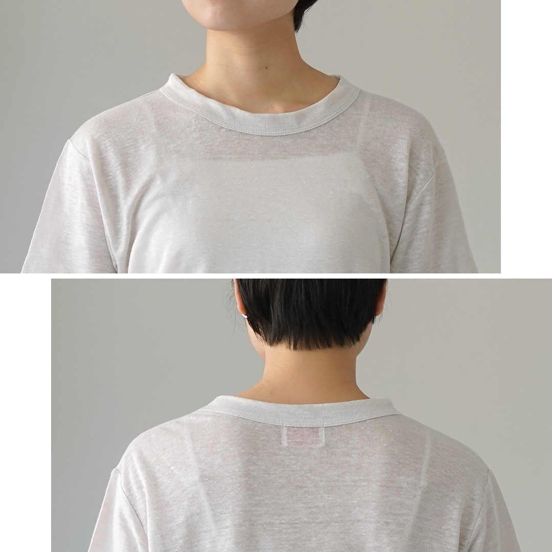 mao made（マオメイド） ベルギーリネン ハーフスリーブ スタンダードT