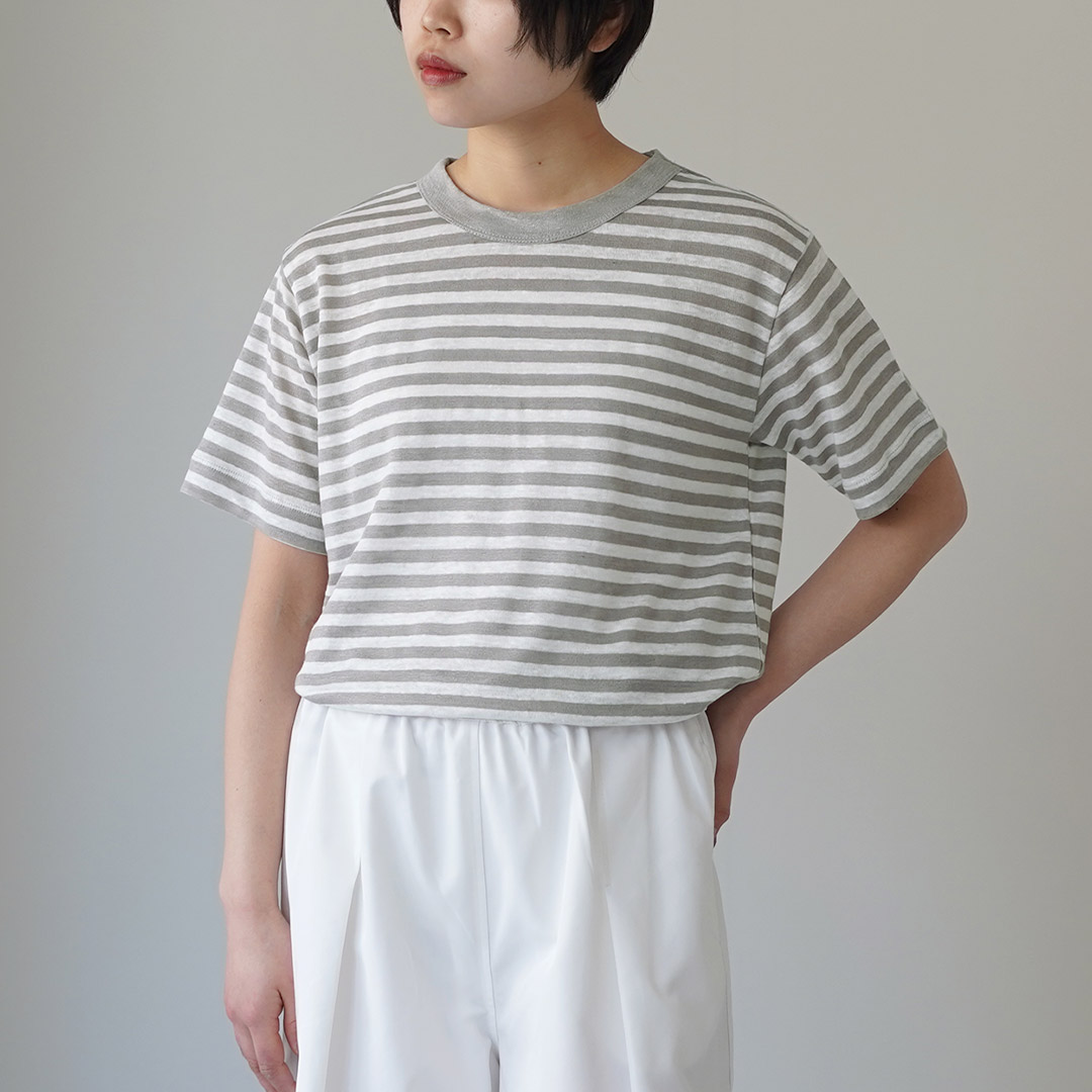mao made（マオメイド） ベルギーリネン ハーフスリーブ スタンダードT