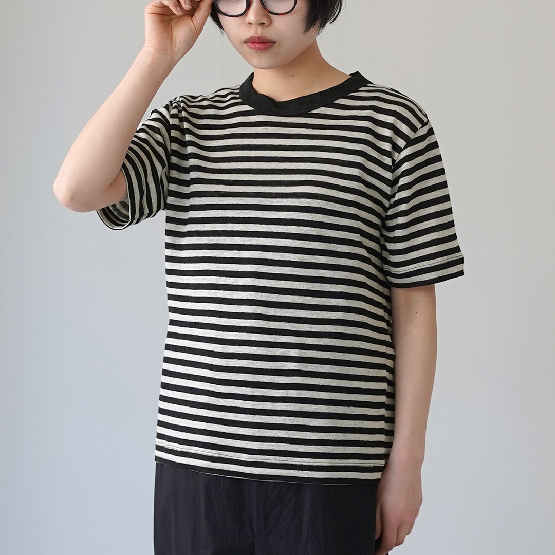 mao made（マオメイド） ベルギーリネン ハーフスリーブ スタンダードT