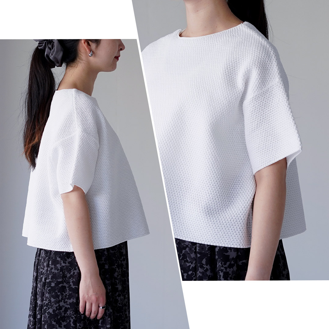 mizuiroind（ミズイロインド） ショートワイド プルオーバー Tシャツ