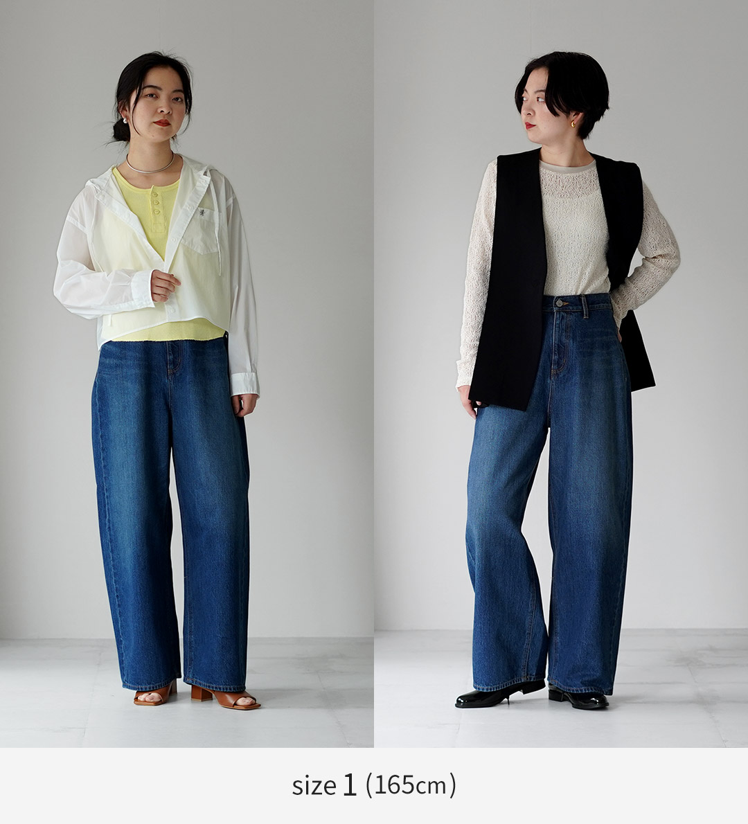 新品✨mizuiroind ミズイロインド ハイウエストデニム ヴィンテージ mizuiroind（ミズイロインド） ハイウエスト デニムパンツ