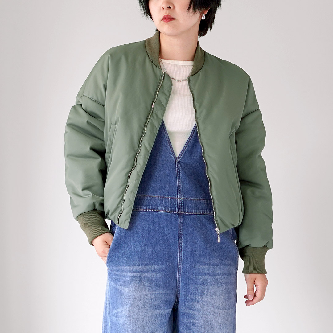 TICCA（ティッカ） ショート MA-1 日本製 / レディース ブルゾン