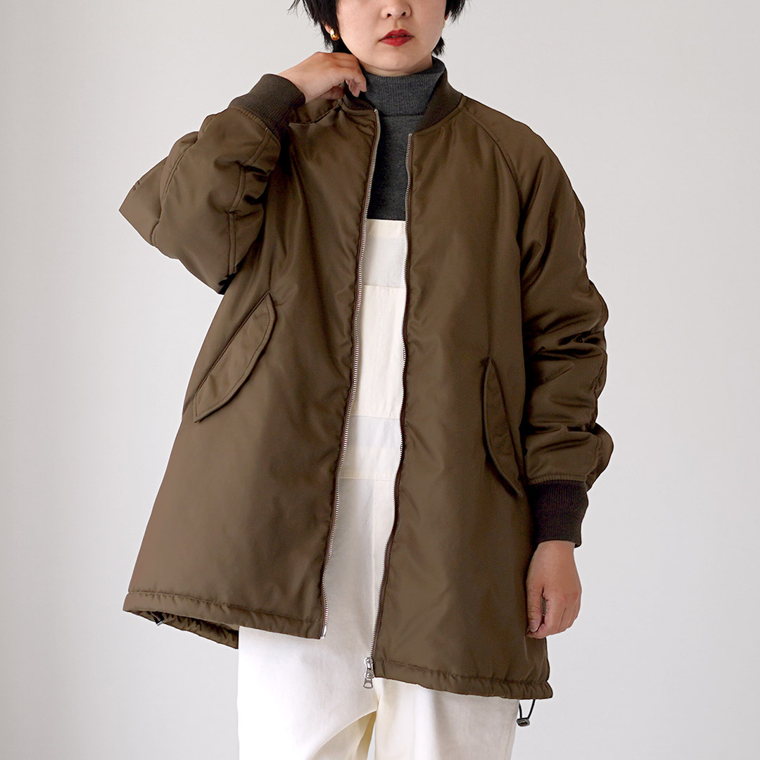 TICCA（ティッカ） ミドル MA-1 日本製 / レディース 中綿 コート