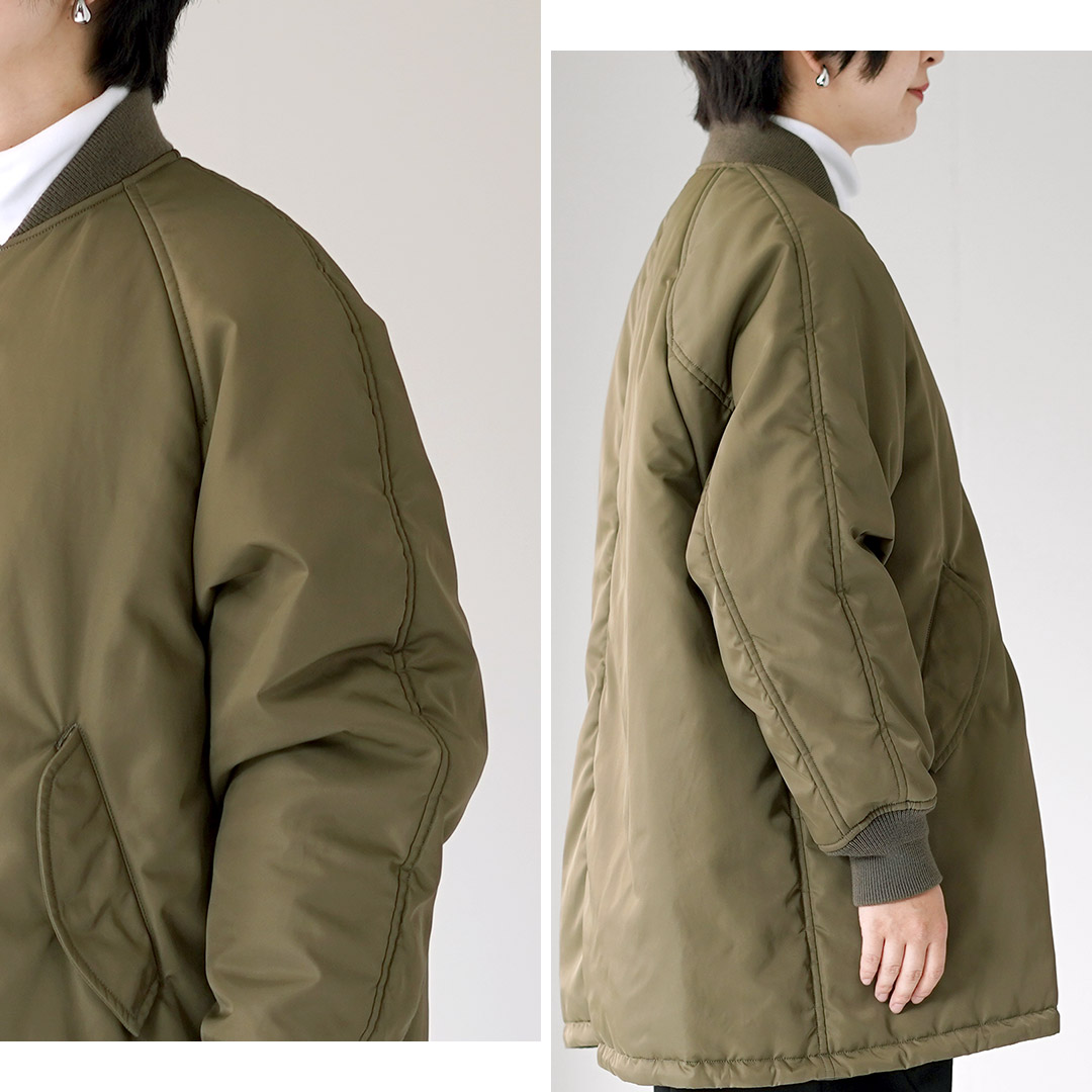 TICCA（ティッカ） ミドル MA-1 日本製 / レディース 中綿 コート
