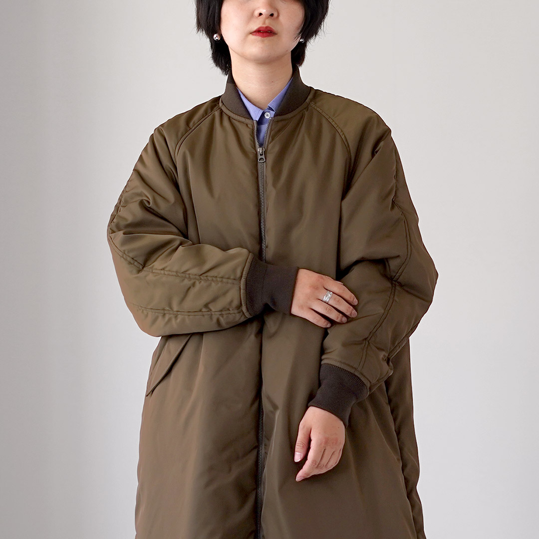 TICCA（ティッカ） ロング MA-1 日本製 / レディース コート 中綿