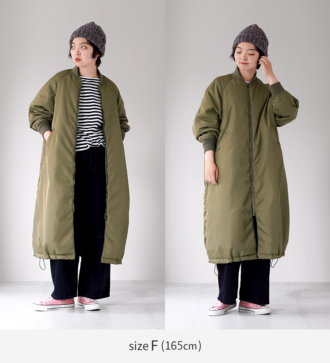 TICCA（ティッカ） ロング MA-1 日本製 / レディース コート 中綿