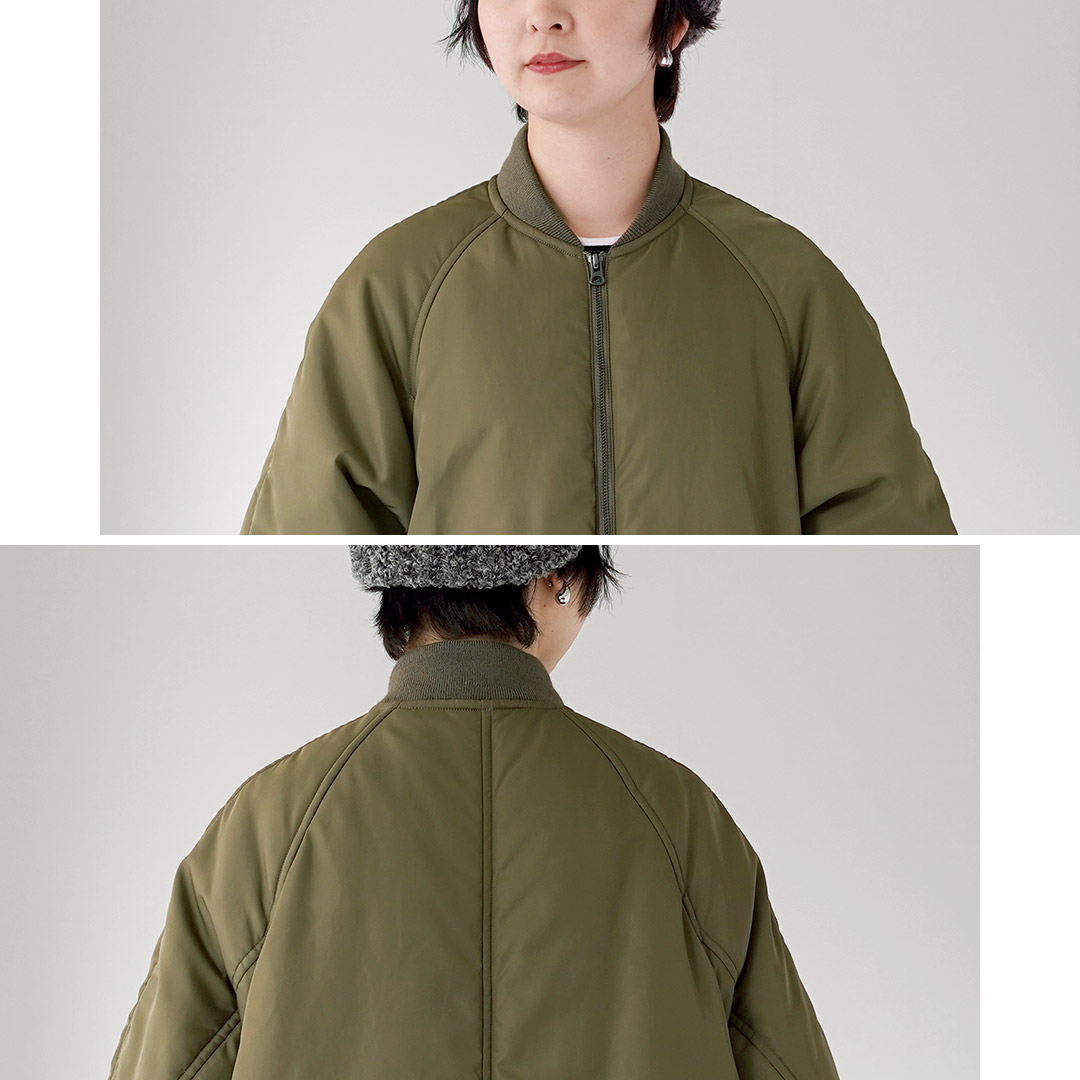TICCA（ティッカ） ロング MA-1 日本製 / レディース コート 中綿